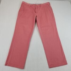 Polo Ralph Lauren Pants Mens 38x30 Pink Classic Fit Chino Flat Front Casual